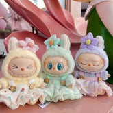 17cm Labubu Outfit Collection – Tulle Dresses, Hair Clips & Fisherman Hats