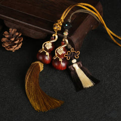 The "Safe Journey" Talisman Car Ornament | Rearview Mirror Accessories for Protection & Car Decor