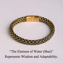 Feng Shui Harmony Bracelet: Artisan Braided Bracelet for Prosperity, Health, and Harmony