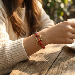 Hand-Woven Zodiac Sign Bracelet-Traditional Intangible Cultural Heritage Knot Cord, Birthday Gift for Him/Her