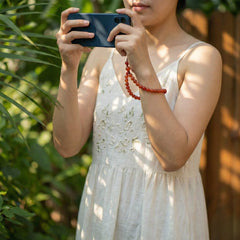 Natural Crystal Phone Charm | 5-Element Healing Phone Strap for Good Vibes (Agate, Jade, Obsidian)