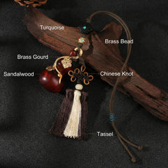 The "Safe Journey" Talisman Car Ornament | Rearview Mirror Accessories for Protection & Car Decor