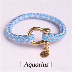 Hand-Woven Zodiac Sign Bracelet-Traditional Intangible Cultural Heritage Knot Cord, Birthday Gift for Him/Her