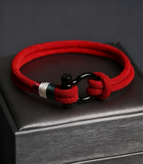 Men's Minimalist Bracelet | Hand-Woven Rope | Durable Stainless Steel Clasp Wristband