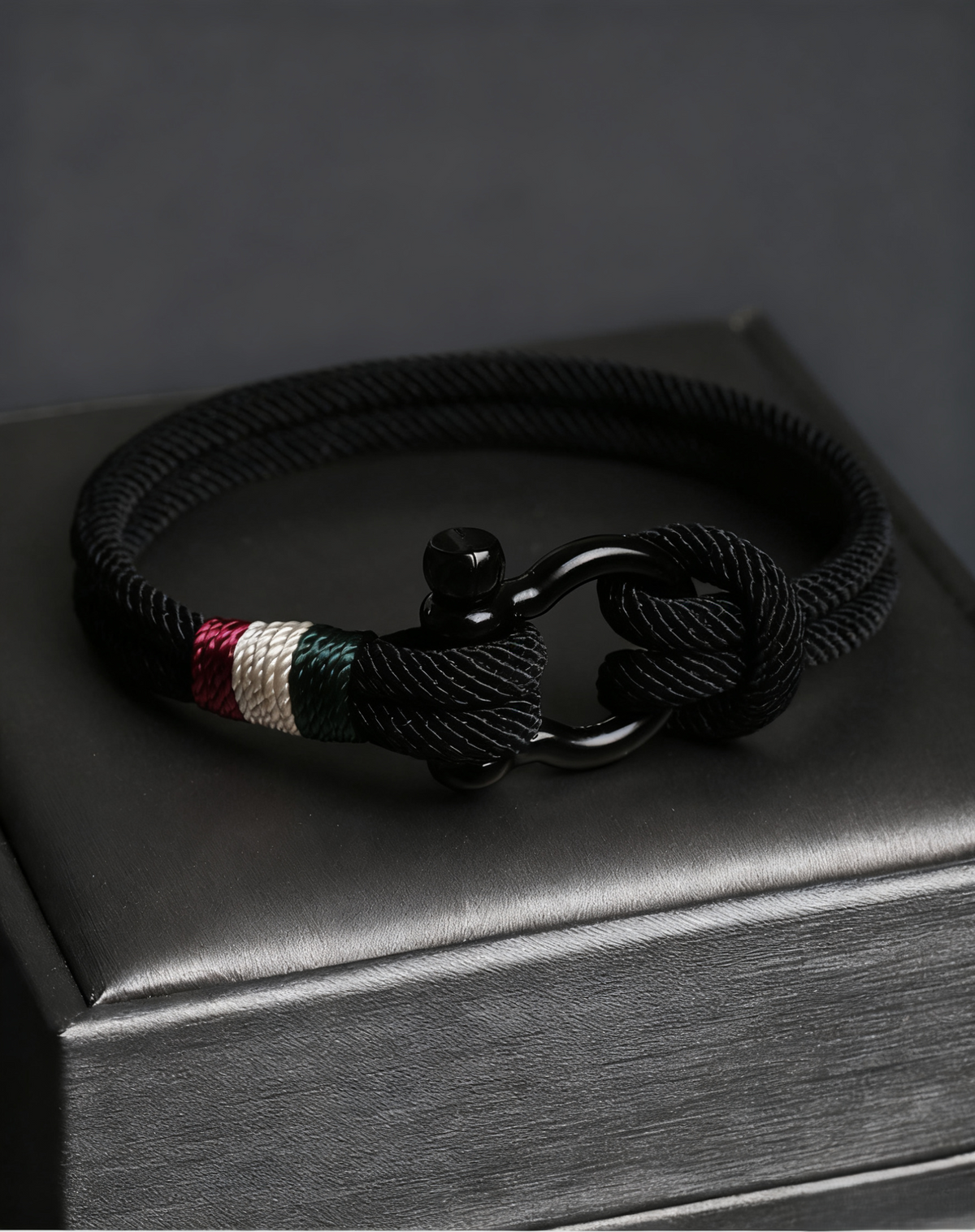 Men's Minimalist Bracelet | Hand-Woven Rope | Durable Stainless Steel Clasp Wristband