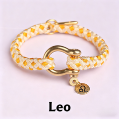 Hand-Woven Zodiac Sign Bracelet-Traditional Intangible Cultural Heritage Knot Cord, Birthday Gift for Him/Her